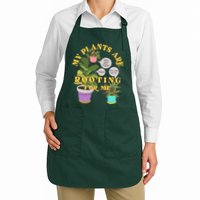 Funny My Plants Are Rooting For Me Apron