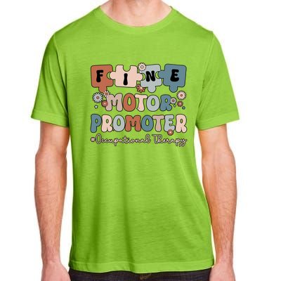 Fine Motor Promoter Occupational Therapy OT Medical Health Care Hospital Nurse Adult ChromaSoft Performance T-Shirt