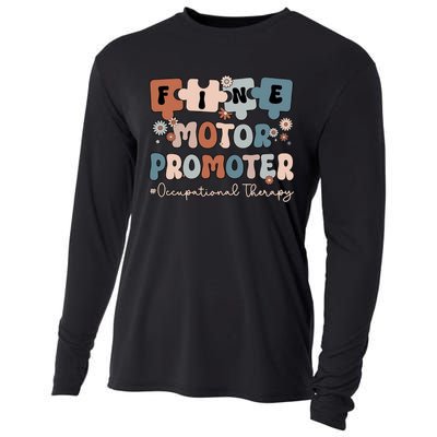 Fine Motor Promoter Occupational Therapy OT Medical Health Care Hospital Nurse Cooling Performance Long Sleeve Crew