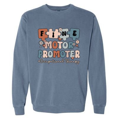 Fine Motor Promoter Occupational Therapy OT Medical Health Care Hospital Nurse Garment-Dyed Sweatshirt