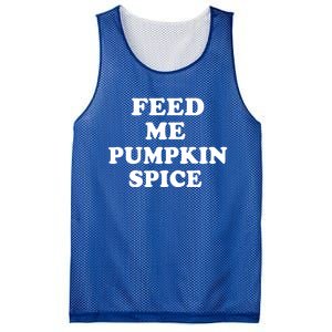 Feed Me Pumpkin Spice Gift Mesh Reversible Basketball Jersey Tank