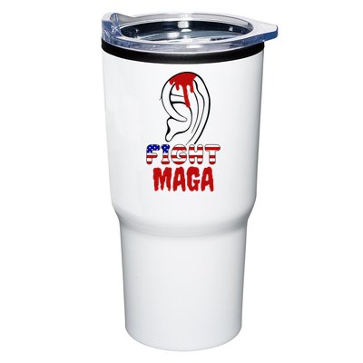 Fight Maga Pro Donald Trump Bleeding Ear Tumbler
