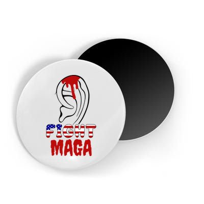 Fight Maga Pro Donald Trump Bleeding Ear Magnet