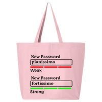 Funny Musician Password Classical Music Theory Class Jokes 25L Jumbo Tote