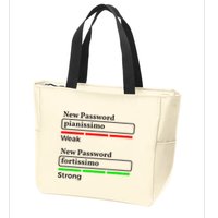 Funny Musician Password Classical Music Theory Class Jokes Zip Tote Bag