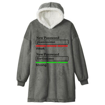 Funny Musician Password Classical Music Theory Class Jokes Hooded Wearable Blanket