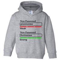 Funny Musician Password Classical Music Theory Class Jokes Toddler Hoodie