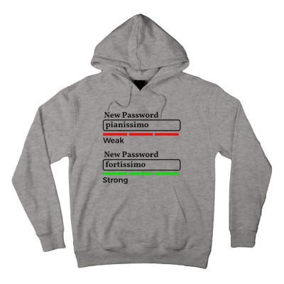 Funny Musician Password Classical Music Theory Class Jokes Tall Hoodie