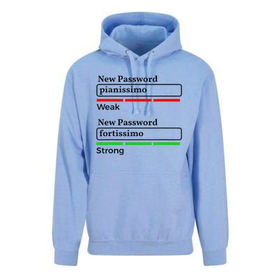 Funny Musician Password Classical Music Theory Class Jokes Unisex Surf Hoodie