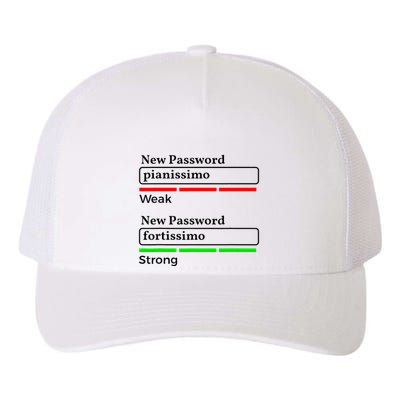 Funny Musician Password Classical Music Theory Class Jokes Yupoong Adult 5-Panel Trucker Hat