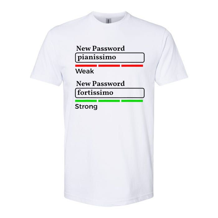 Funny Musician Password Classical Music Theory Class Jokes Softstyle CVC T-Shirt