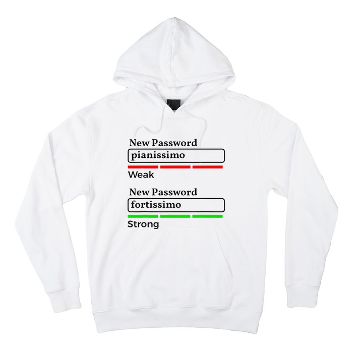 Funny Musician Password Classical Music Theory Class Jokes Hoodie