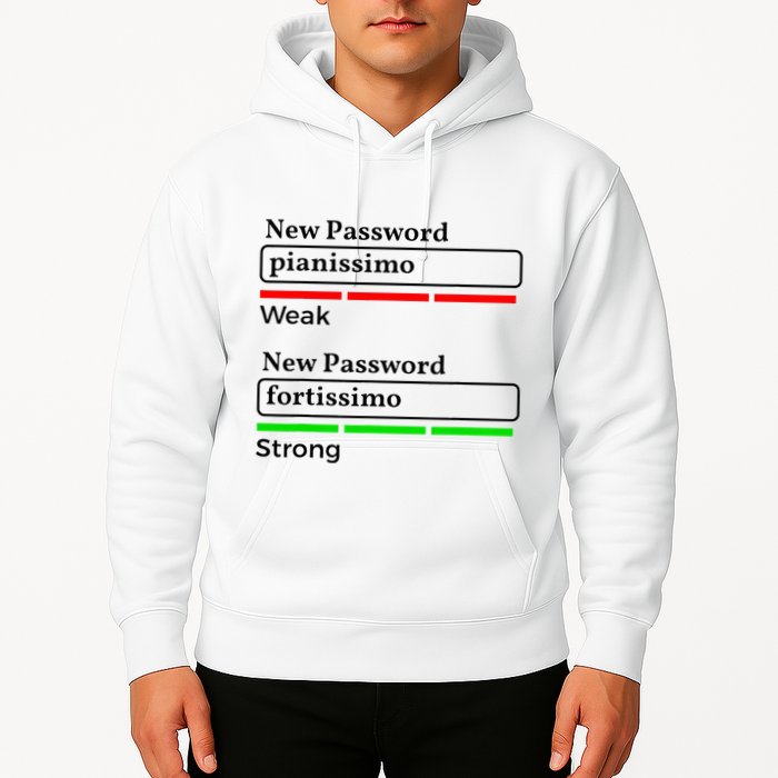 Funny Musician Password Classical Music Theory Class Jokes Hoodie