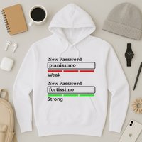 Funny Musician Password Classical Music Theory Class Jokes Hoodie