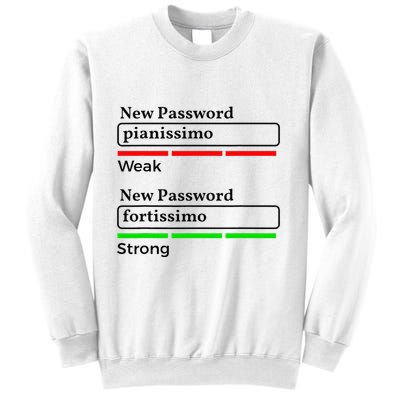 Funny Musician Password Classical Music Theory Class Jokes Sweatshirt