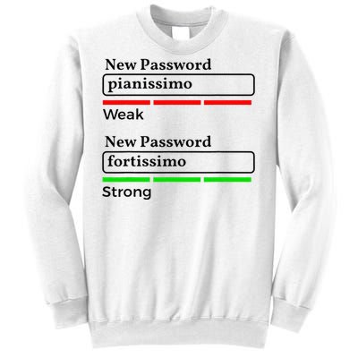 Funny Musician Password Classical Music Theory Class Jokes Sweatshirt