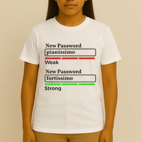 Funny Musician Password Classical Music Theory Class Jokes T-Shirt