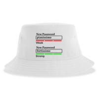 Funny Musician Password Classical Music Theory Class Jokes Sustainable Bucket Hat