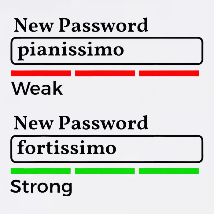 Funny Musician Password Classical Music Theory Class Jokes Sustainable Bucket Hat