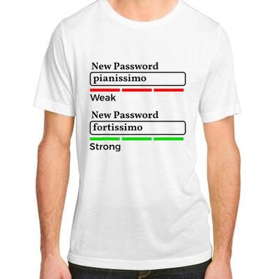 Funny Musician Password Classical Music Theory Class Jokes Adult ChromaSoft Performance T-Shirt