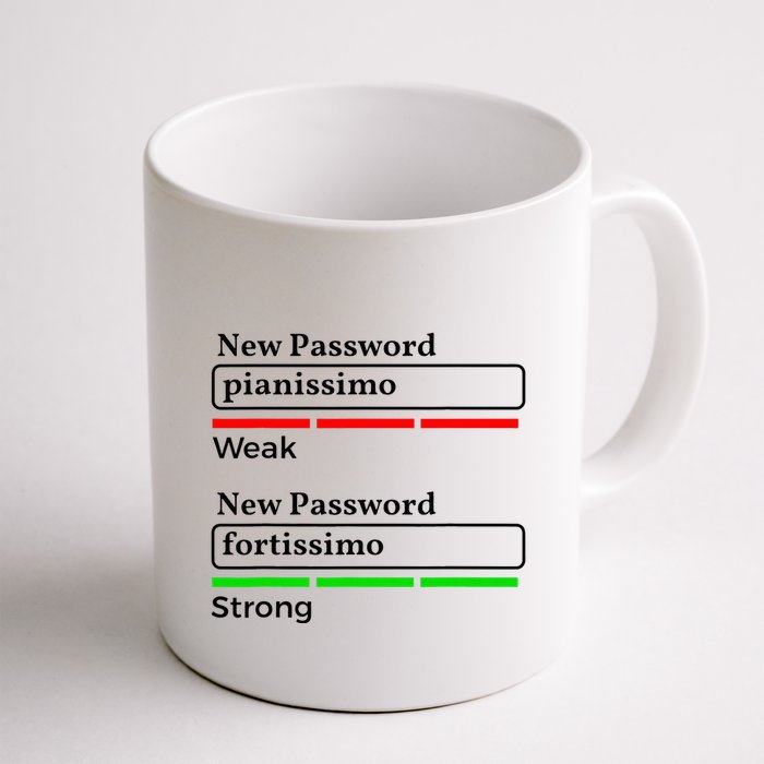 Funny Musician Password Classical Music Theory Class Jokes Mug