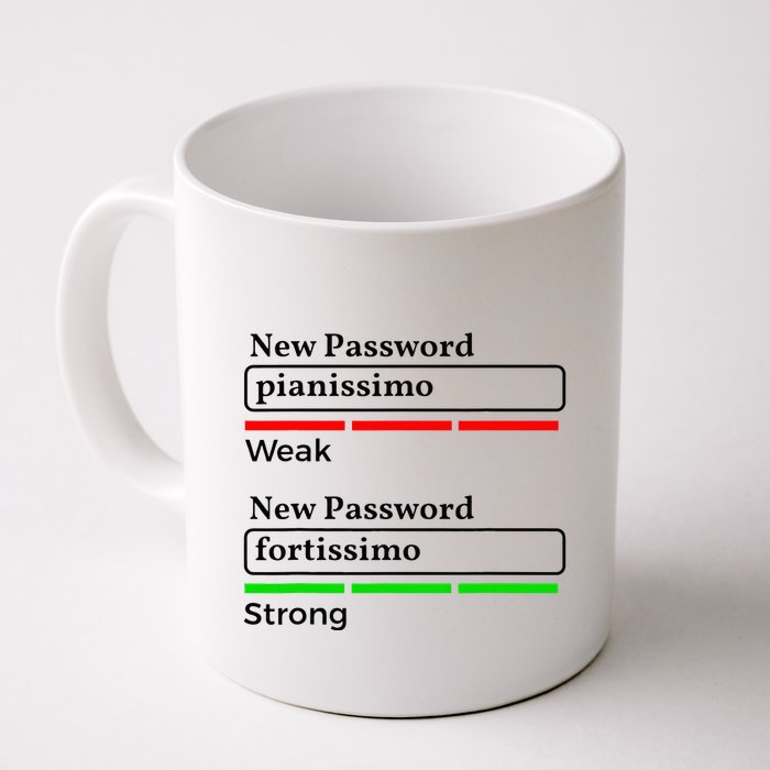 Funny Musician Password Classical Music Theory Class Jokes Mug