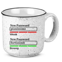 Funny Musician Password Classical Music Theory Class Jokes 15oz Campfire Ceramic Mug