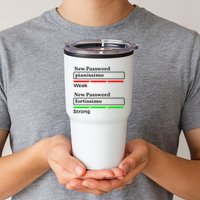 Funny Musician Password Classical Music Theory Class Jokes Tumbler