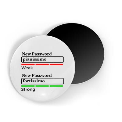 Funny Musician Password Classical Music Theory Class Jokes Magnet