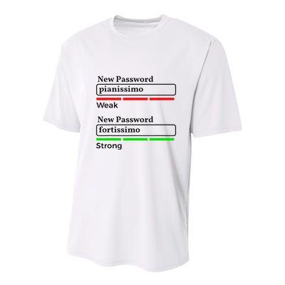 Funny Musician Password Classical Music Theory Class Jokes Youth Performance Sprint T-Shirt