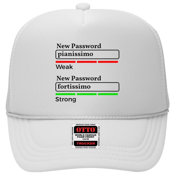 Funny Musician Password Classical Music Theory Class Jokes Trucker Hat