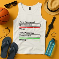 Funny Musician Password Classical Music Theory Class Jokes Tank Top