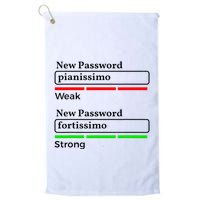 Funny Musician Password Classical Music Theory Class Jokes Golf Towel