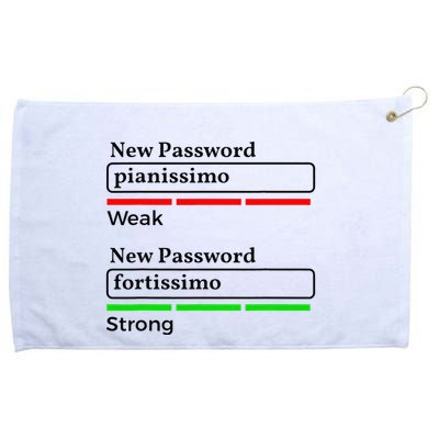 Funny Musician Password Classical Music Theory Class Jokes Grommeted Golf Towel