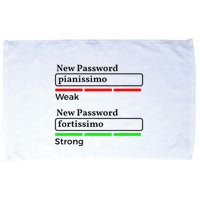 Funny Musician Password Classical Music Theory Class Jokes Microfiber Hand Towel