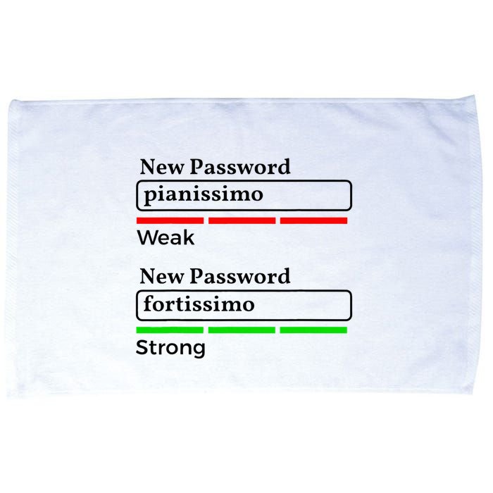 Funny Musician Password Classical Music Theory Class Jokes Microfiber Hand Towel
