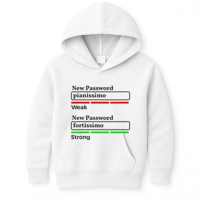 Funny Musician Password Classical Music Theory Class Jokes Kids Hoodie