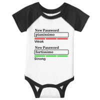 Funny Musician Password Classical Music Theory Class Jokes Infant Baby Jersey Bodysuit