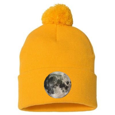 Full Moon Phase Space Love Photography Astronomy Pom Pom 12in Knit Beanie