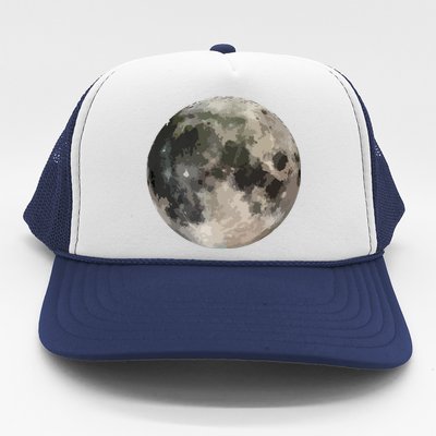 Full Moon Phase Space Love Photography Astronomy Trucker Hat