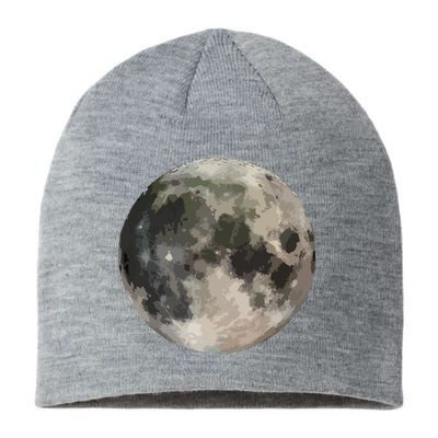 Full Moon Phase Space Love Photography Astronomy Sustainable Beanie