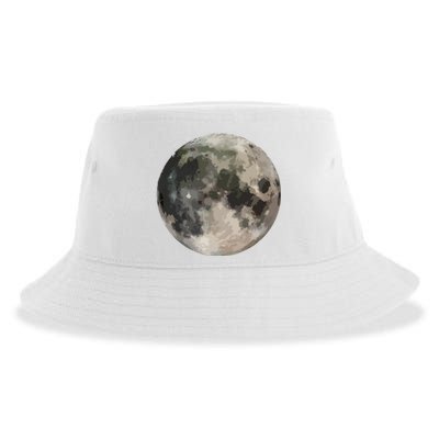 Full Moon Phase Space Love Photography Astronomy Sustainable Bucket Hat