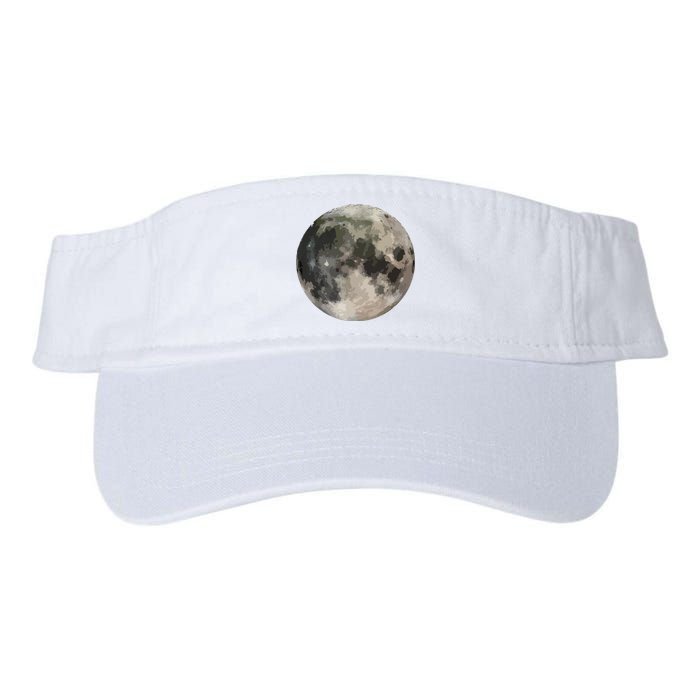 Full Moon Phase Space Love Photography Astronomy Valucap Bio-Washed Visor