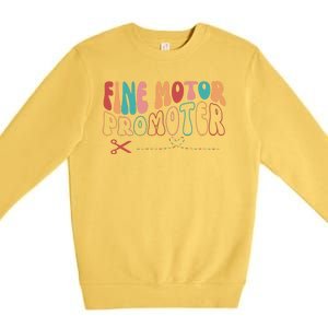 Fine Motor Promoter Ticket Funny Premium Crewneck Sweatshirt