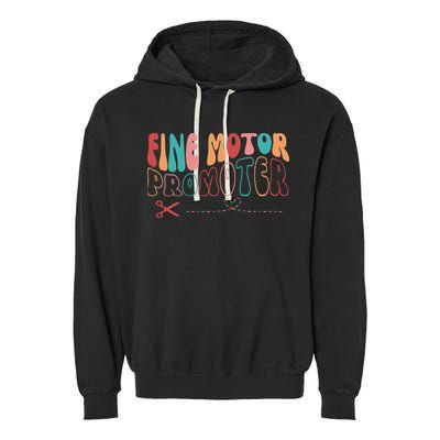Fine Motor Promoter Ticket Funny Garment-Dyed Fleece Hoodie