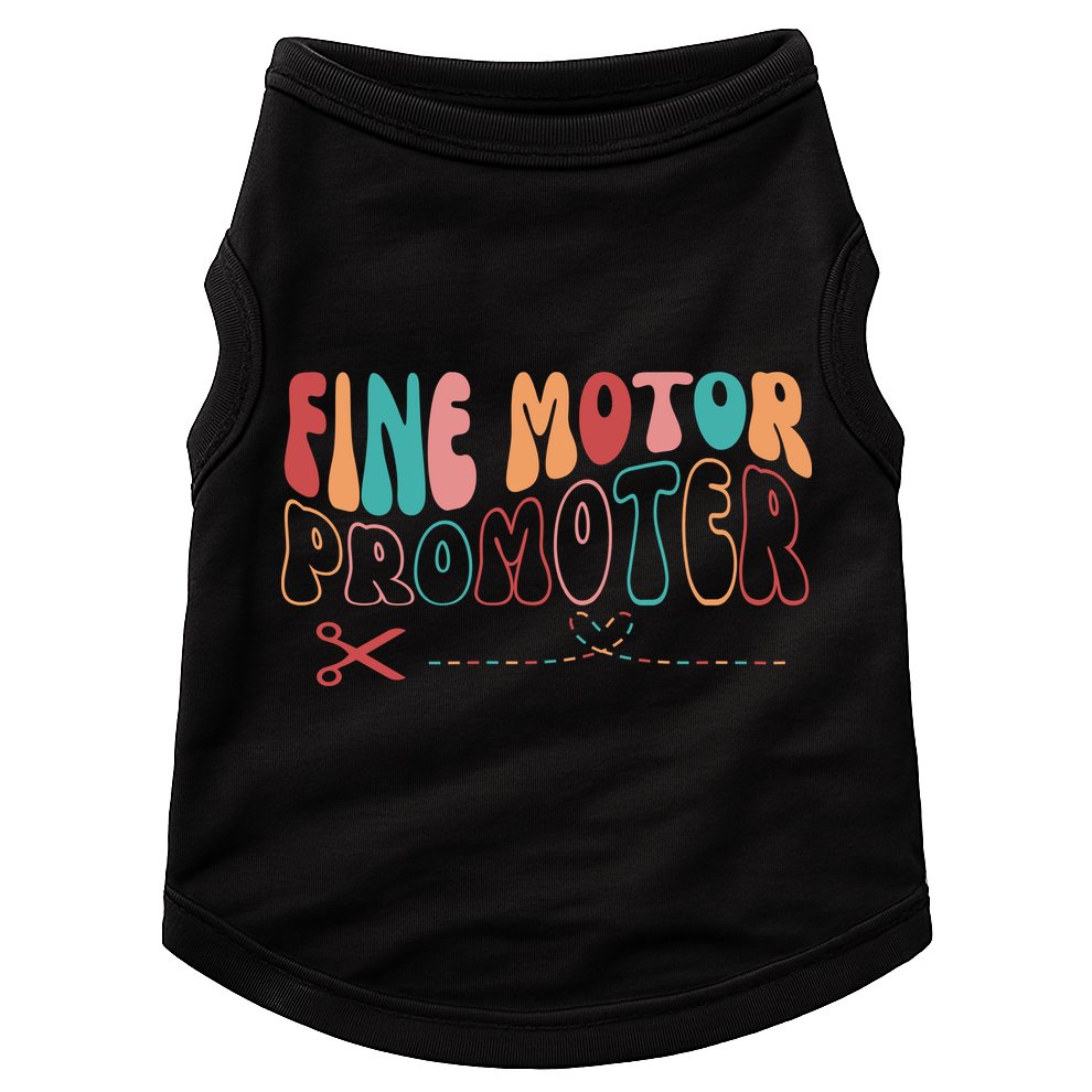 Fine Motor Promoter Ticket Funny Doggie Tank