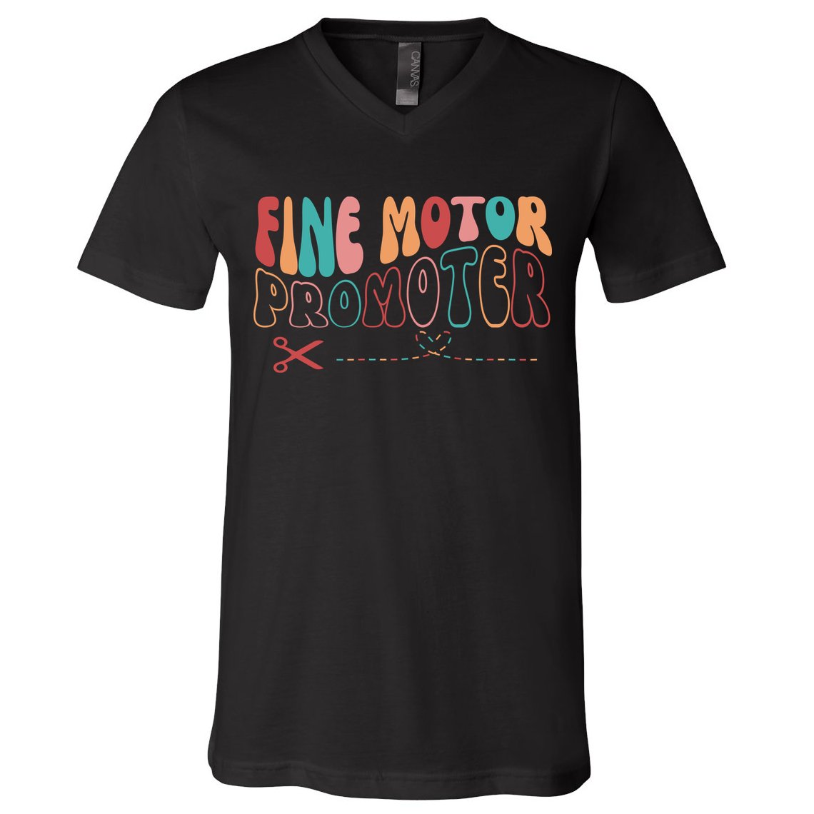 Fine Motor Promoter Ticket Funny V-Neck T-Shirt