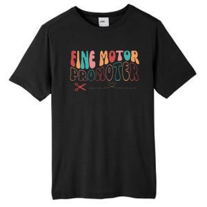 Fine Motor Promoter Ticket Funny Tall Fusion ChromaSoft Performance T-Shirt