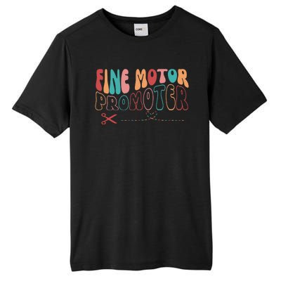 Fine Motor Promoter Ticket Funny Tall Fusion ChromaSoft Performance T-Shirt