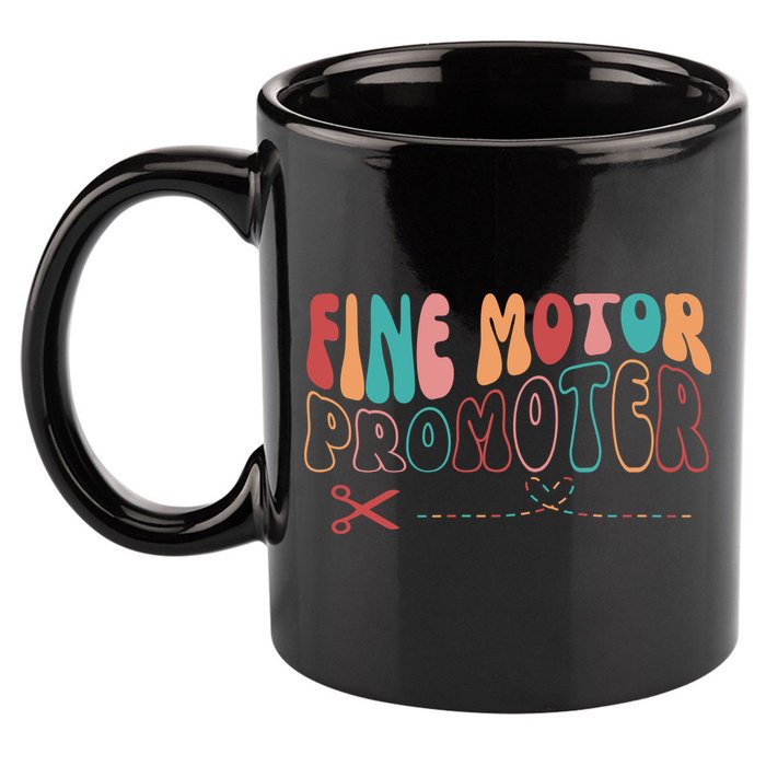 Fine Motor Promoter Ticket Funny 11oz C Handle Ceramic Mug